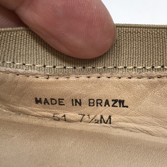 Kate Spade New York Gold Trim Calf Hair Flats Animal Print Skip on Shoes Sz 7.5 - Picture 10 of 10